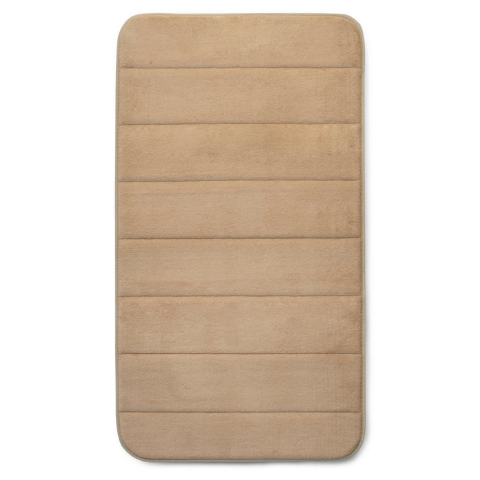 Memory Foam Beige Bath Mat Anti-Slip