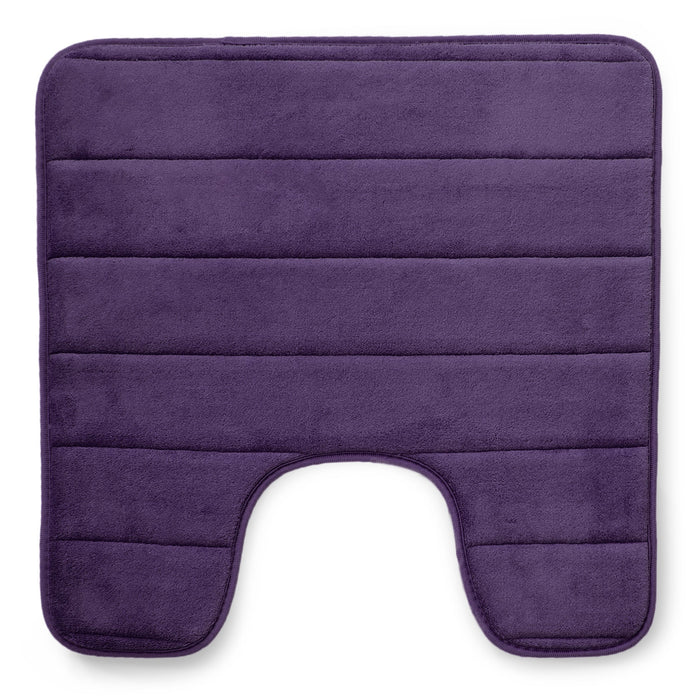 Memory Foam Plum Pedestal Mat Anti-Slip