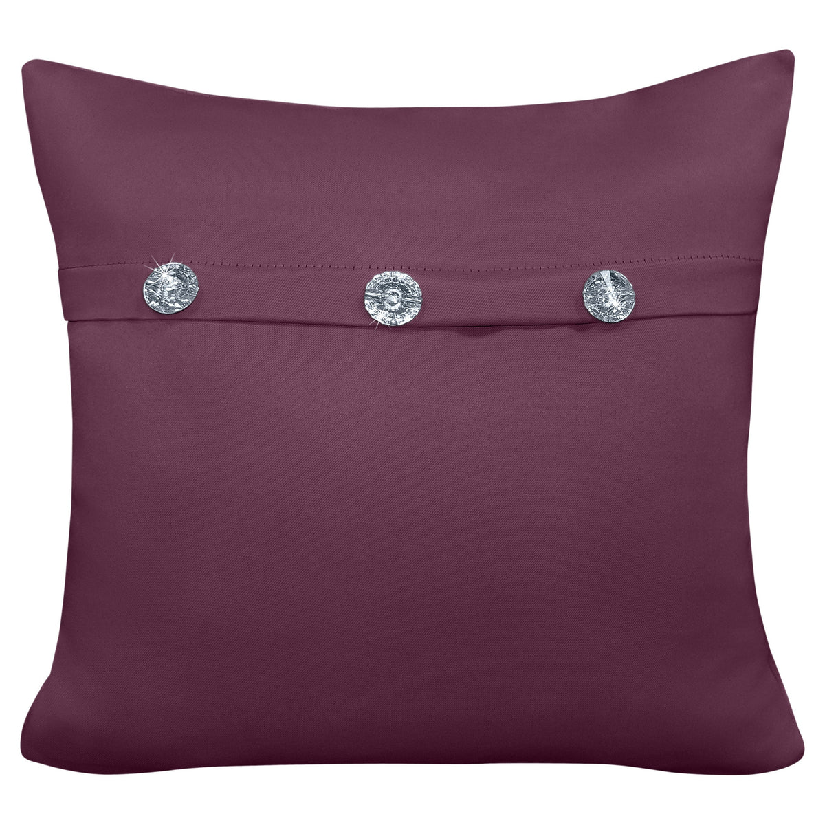 Velosso Mock Flap Diamante Cushion
