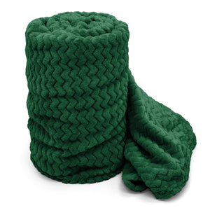 Velosso Super Soft Plush Chevron Blanket Throw