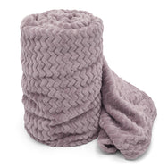 Velosso Super Soft Plush Chevron Blanket Throw