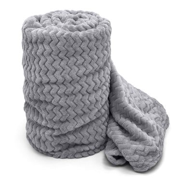 Super Soft Plush Chevron Blanket