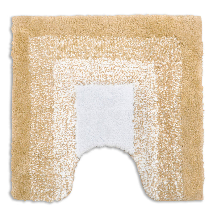 Luxury Super Soft Non-Slip Nova Natural Pedestal Mat Highly Absorbent Microfiber Bathroom Mat