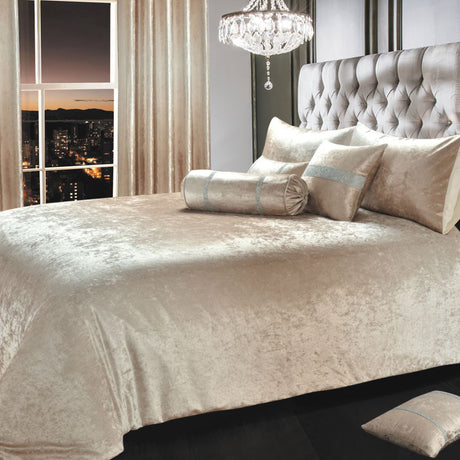 Intimates Ombre Crushed Velvet Duvet Cover & Pillowcase Set