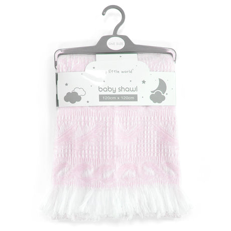 My Little World Nursery Plain Baby Shawl