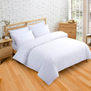 Velosso Plain Dyed Duvet Cover & Pillowcase Set