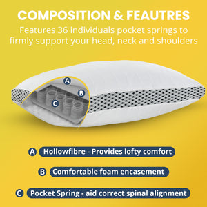 Velosso Pocket Spring Pillow