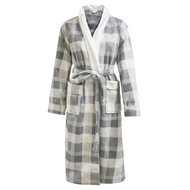 Checked Flannel Bath Robe
