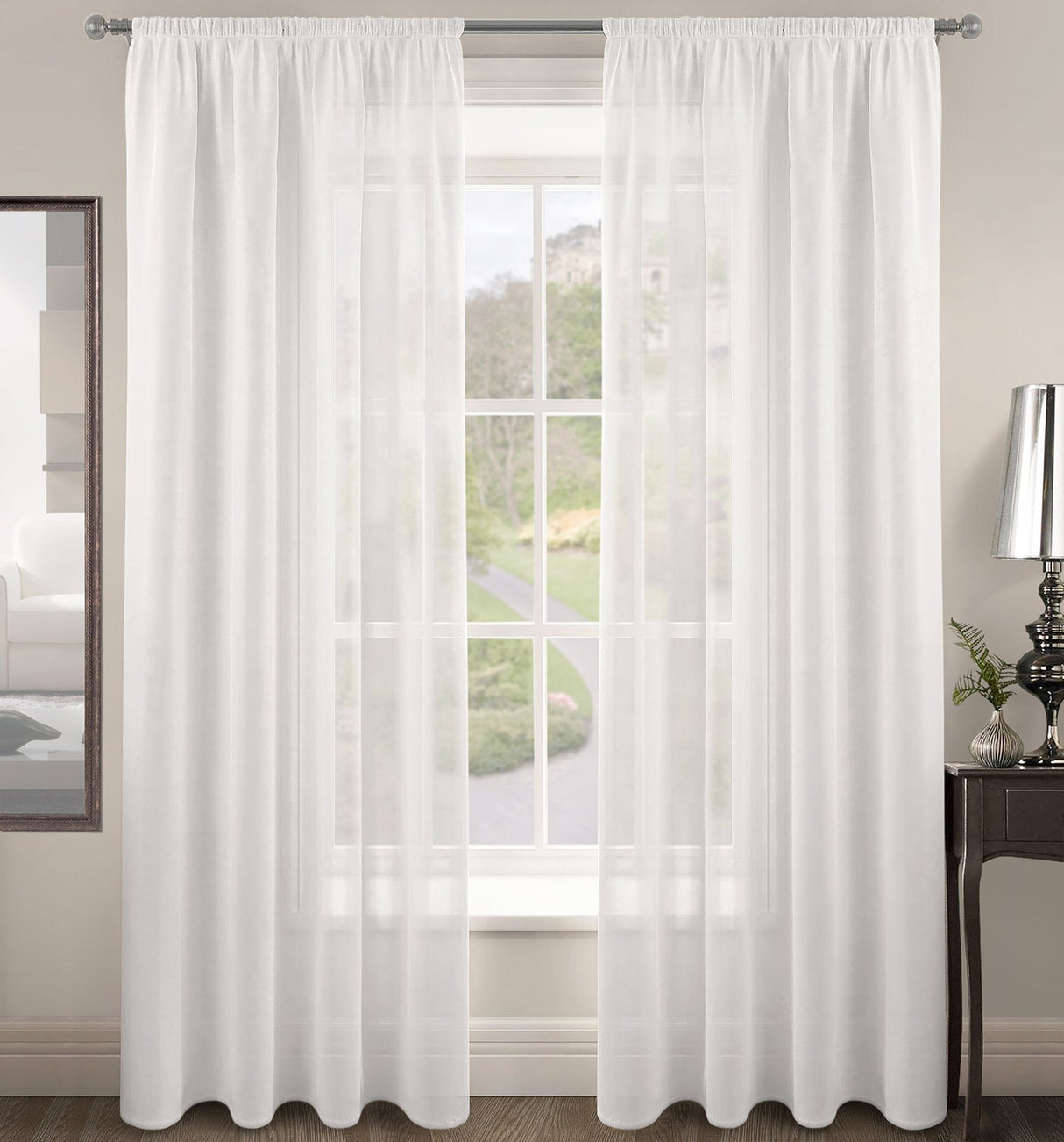 Intimates Riva Plain Sheer Voile Panel