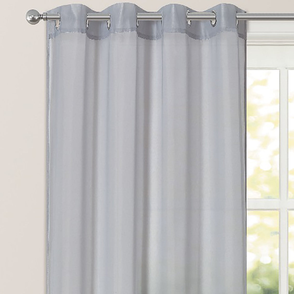 Intimates Riva Plain Sheer Ringtop Voile Panel