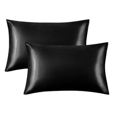 Satin Faux Silk Pillowcase Pair
