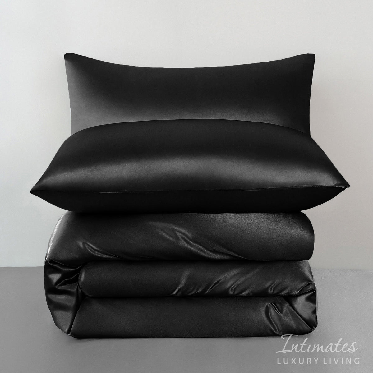 Intimates Satin Complete Bedding Set Duvet Cover & Pillowcase Set