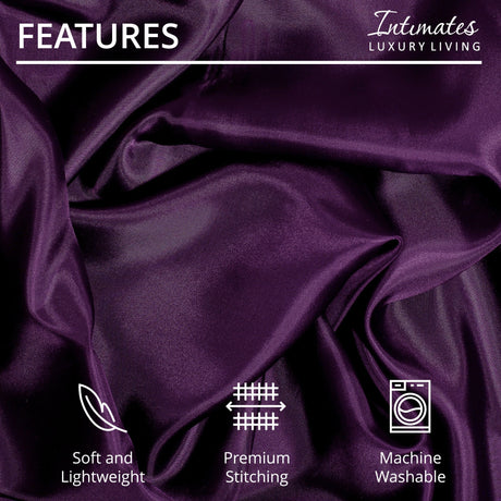 Intimates Satin Complete Bedding Set Duvet Cover & Pillowcase Set