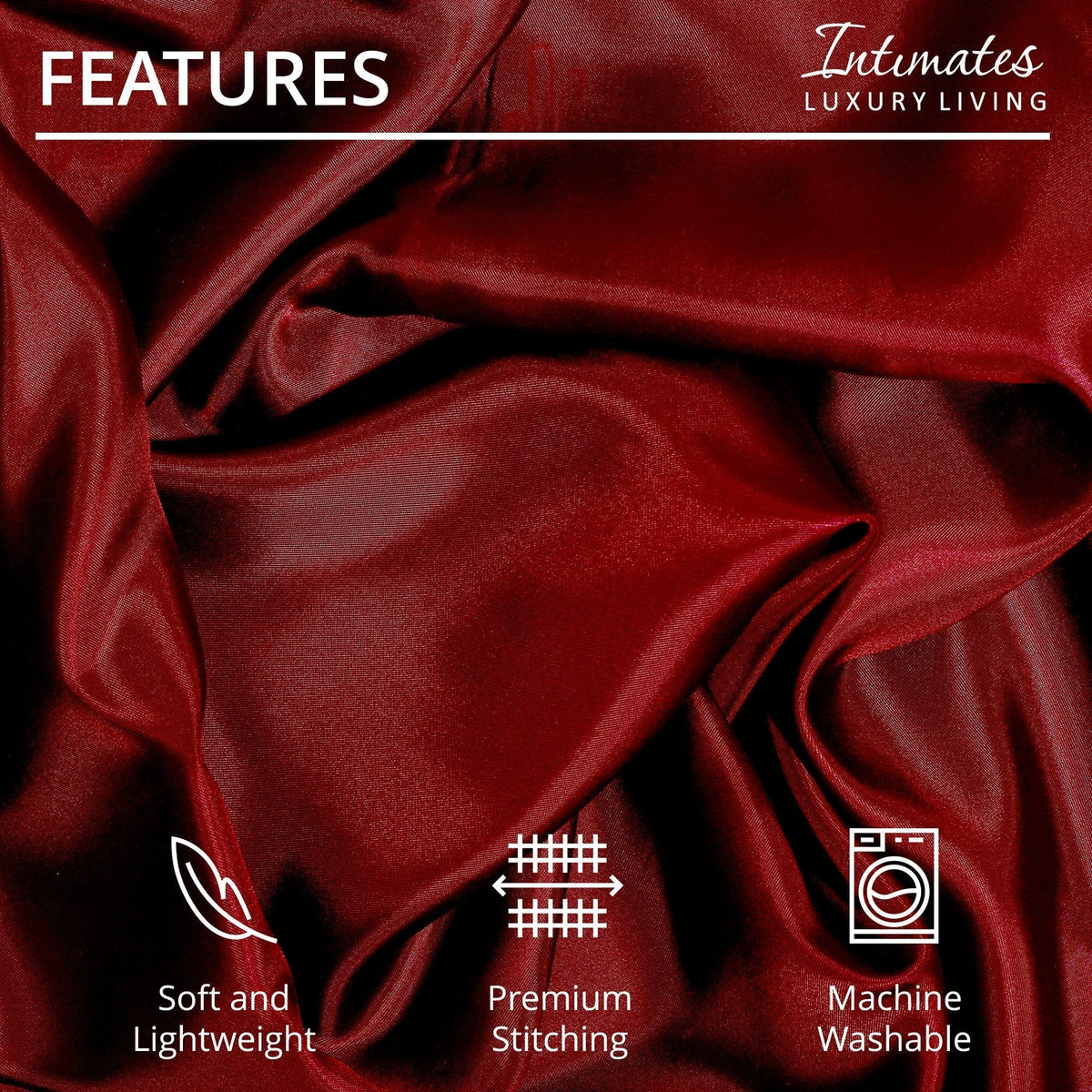 Intimates Satin Complete Bedding Set Duvet Cover & Pillowcase Set