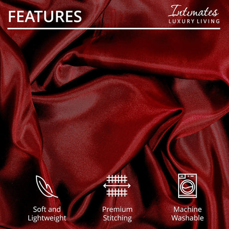 Intimates Satin Complete Bedding Set Duvet Cover & Pillowcase Set
