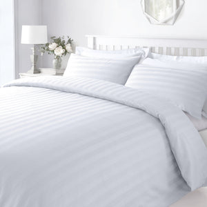 Sweet Dreams Hotel Collection Thick Stripe 100% Cotton 300 Thread Count Duvet Cover