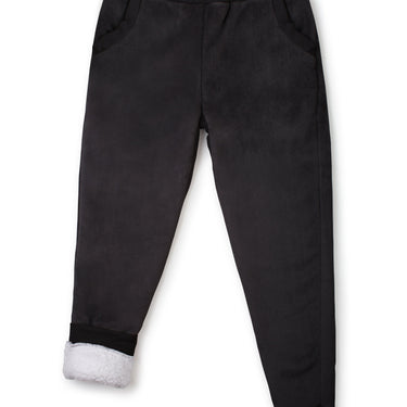 Flannel Sherpa Lined Jogger Bottoms