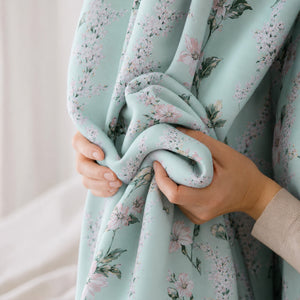 Florelle Sienna Floral Ring Top Curtains