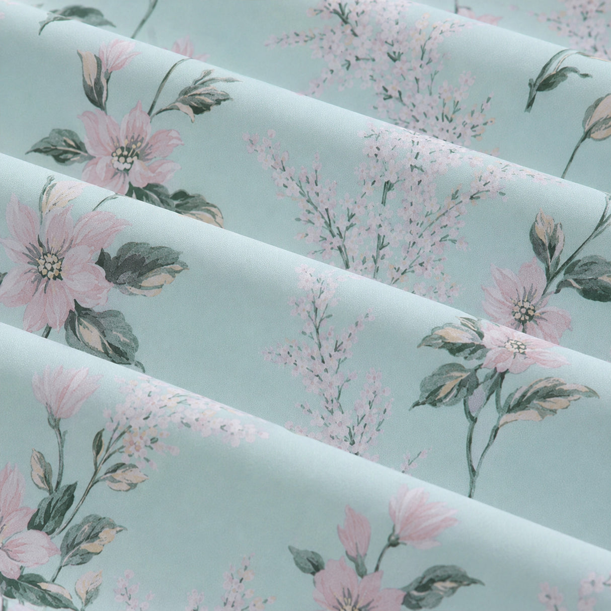 Florelle Sienna Floral Ring Top Curtains
