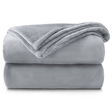 Plain Flannel Faux Mink Blanket