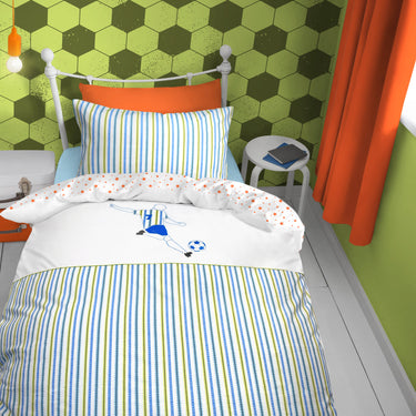 Soccer Star Duvet Cover & Pillowcase Set