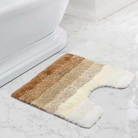 Velosso Super Stripe Bath/ Pedestal Mat Anti Slip