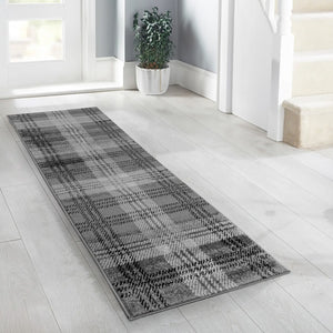 Home Republic Tartan Check Runner Low Pile