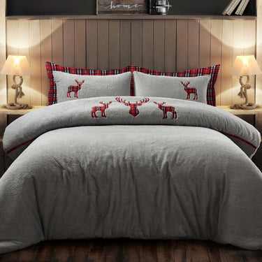 Standing Stag Teddy Duvet Cover & Pillowcase Set