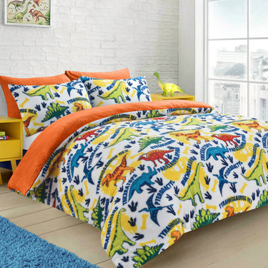 Dinosaur Multi Duvet Cover & Pillowcase Set