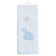 My Little World Teddy Bear Embroidered Baby Shawl