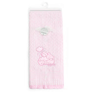 My Little World Teddy Bear Embroidered Baby Shawl