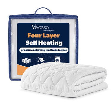 Self Heating Thermal Luxury Pressure Relieving Mattress Topper