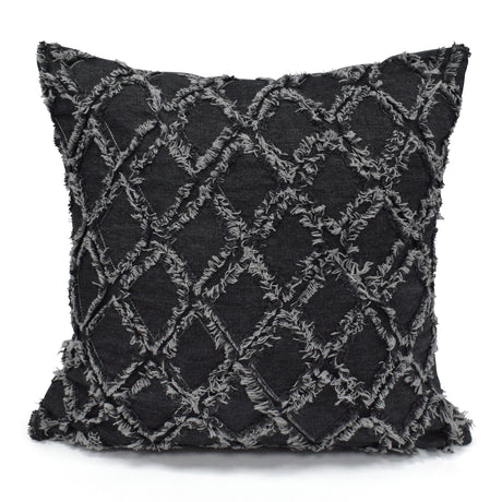 Velosso Denim Tuft Cushion