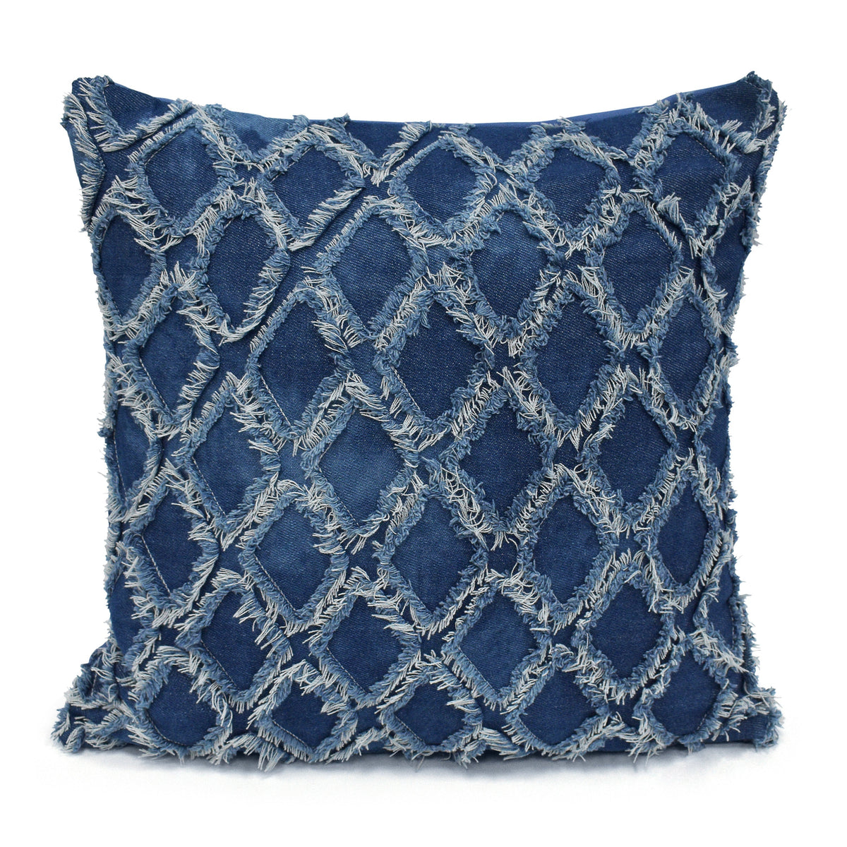 Velosso Denim Tuft Cushion