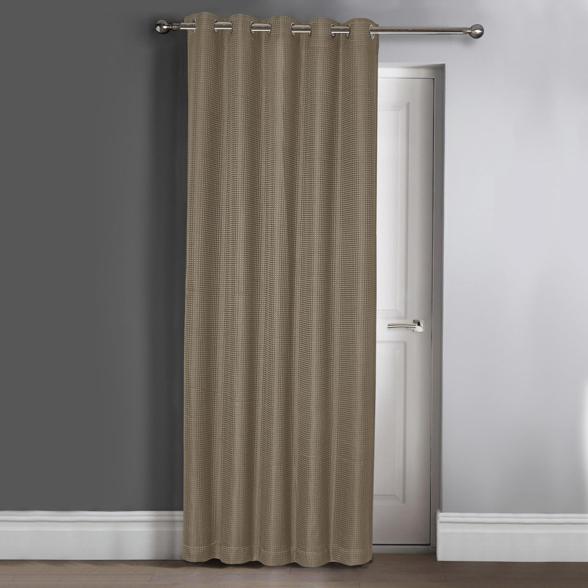 Velosso Waffle Ring Top Door Curtain