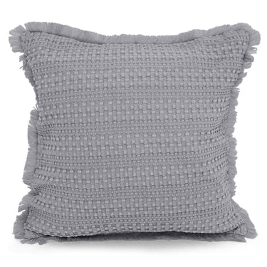Waffle Fringed Cushion Cover