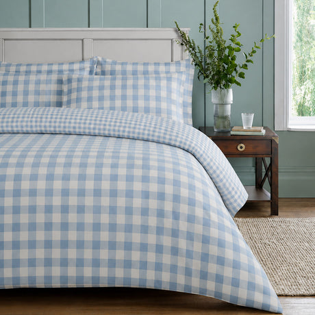 Sweet Dreams Wyndham Gingham Check Duvet Cover And Pillowcase Set