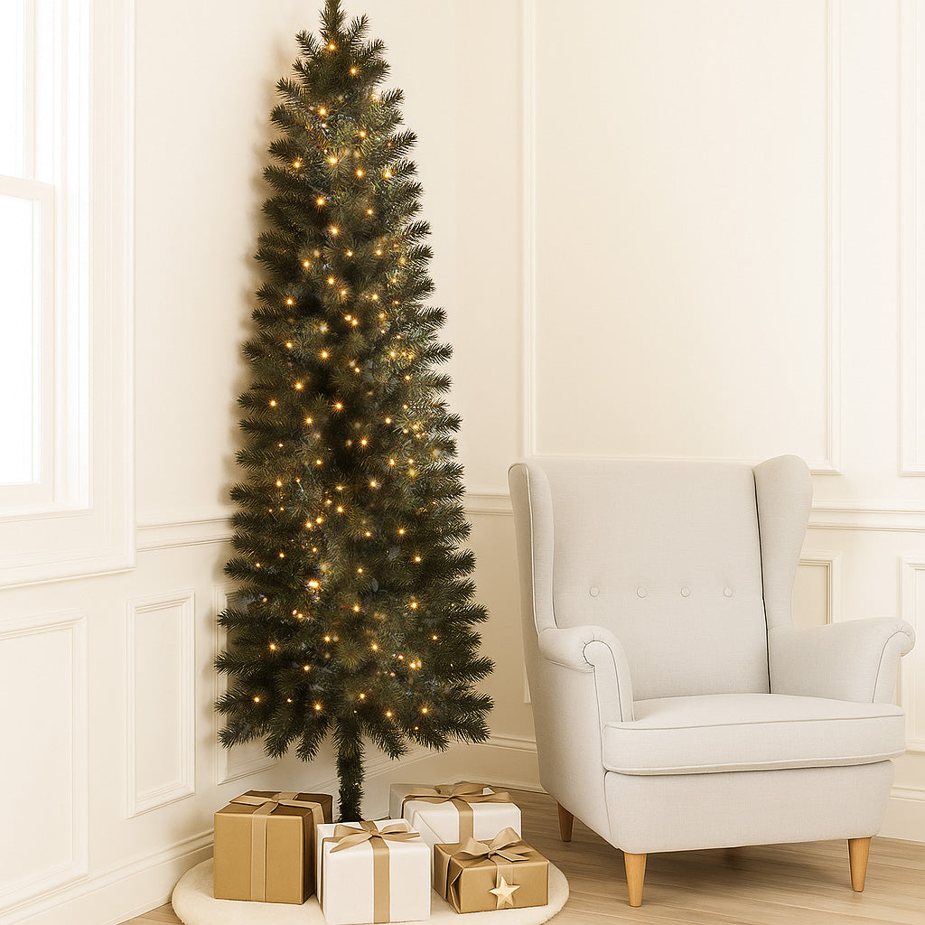 Home Republic Half Christmas Tree With Led Lights