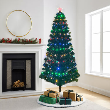 Christmas Tree with Multi Colour Fibre Optic Lights