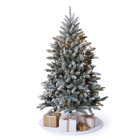 Home Republic Snow Frosted Christmas Tree With Led Lights