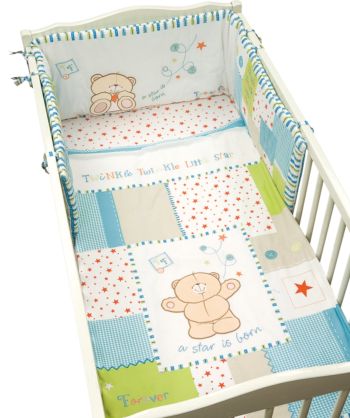 Forever Friends Little Star Cot Bed Bale Set