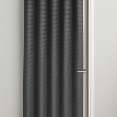 Waffle Ring Top Door Curtain