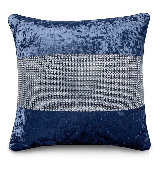 Intimates DIAMANTE CRUSHED VELVET filled removable cushion