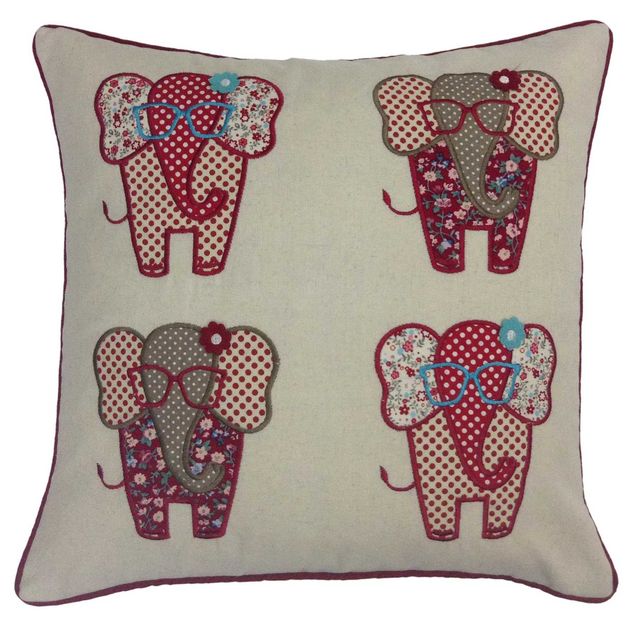 Intimates FLORAL ELEPHANT filled removable cushion