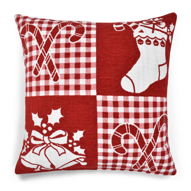 Xmas Check Cushion Cover