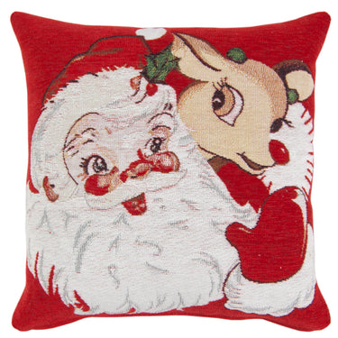 Santa And Nose Cushion Cover
