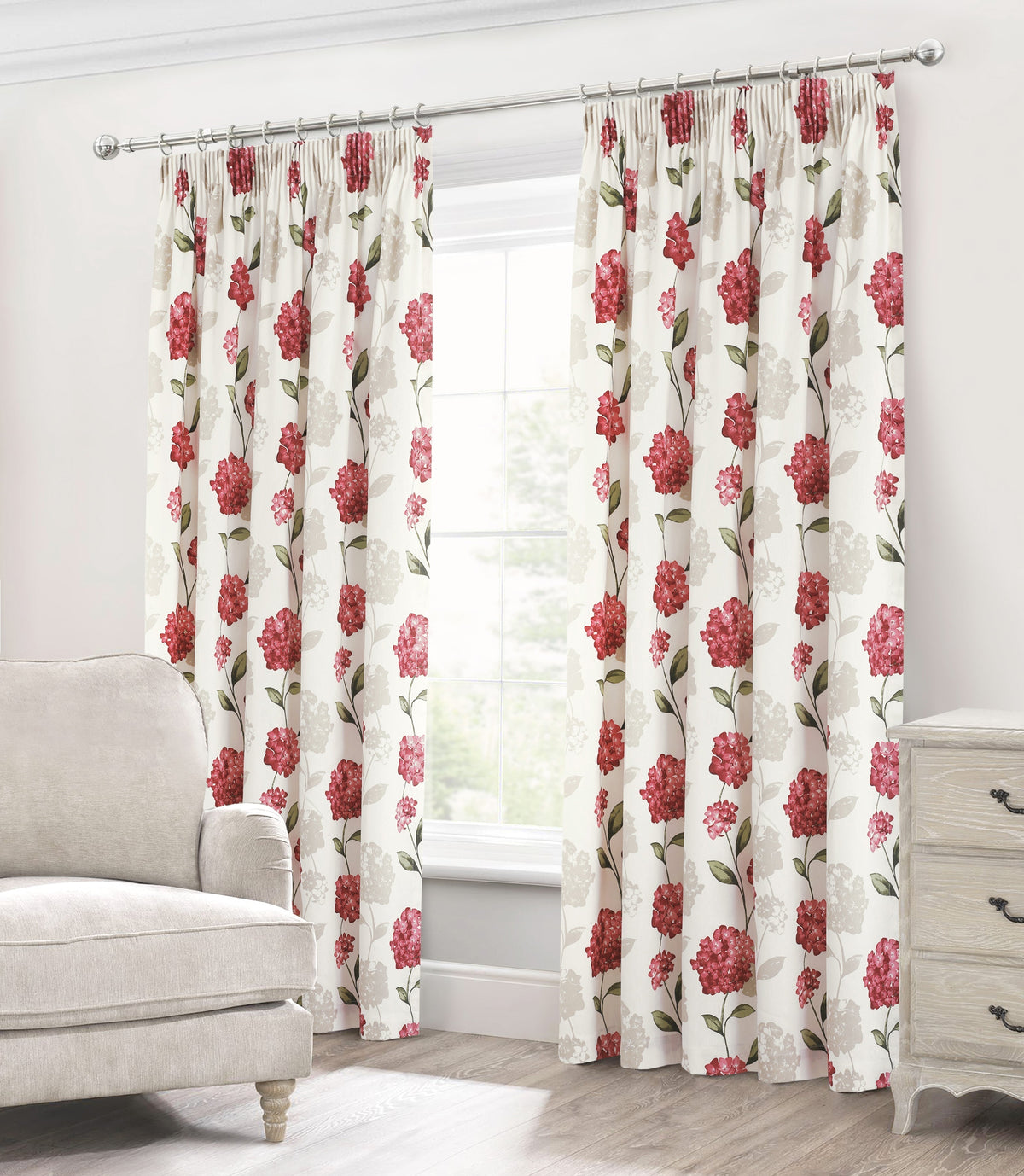 Velosso Whitley Pencil Pleat Curtains