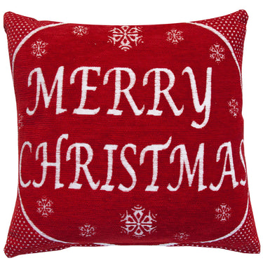 Merry Xmas Snowman Cushion Cover