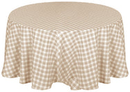 Kitchen Trends Gingham Check Wipe Clean Tablecloth