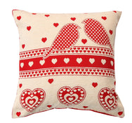 Velosso Lovebirds Chenille Cushion